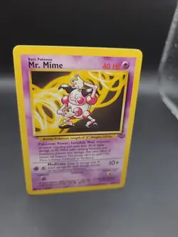 Pokemon TCG Mr. Mime 22/64 Non-Holo Card Jungle Set Rare LP - Image 2