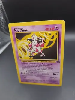 Pokemon TCG Mr. Mime 22/64 Non-Holo Card Jungle Set Rare LP - Image 3