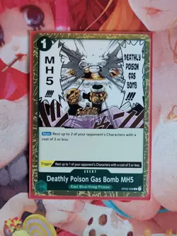 Deathly Poison Gas Bomb MH5 | OP03-057 R | One Piece Card Game English - Image 1