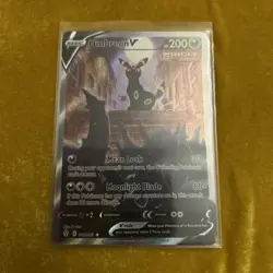 Umbreon V Alternate Art Evolving Skies 189/203 Alt Pokemon Card FA 2021 NM/MT - Image 1