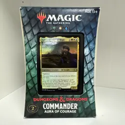 Magic: the Gathering Commander Aura of Courage Dungeons and Dragons SEALED - Image 1