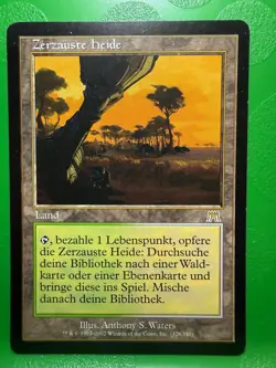 MTG Magic the Gathering - Zerzauste heide / Windswept heath - Onslaught - Image 1