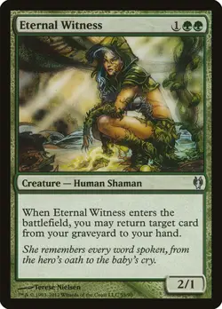 Magic The Gathering MTG ETERNAL WITNESS Duel Decks: Izzet vs. Golgari NM - Image 1