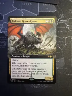 Colossal Grave-Reaver - Extended Art TDC NM MTG - Image 1