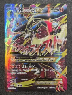 M Mega Lucario EX Full Art 55a/111 Pokemon XY Furious Fists Promo Pokemon TCG - Image 1