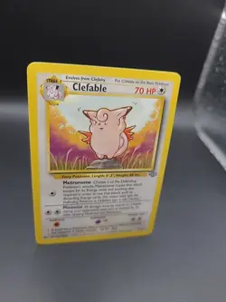 Clefable 17/64 - Jungle - Non Holo - Vintage Pokemon - MP - Image 2
