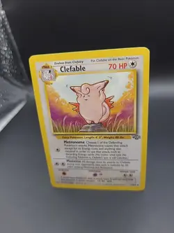 Clefable 17/64 - Jungle - Non Holo - Vintage Pokemon - MP - Image 3
