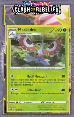 Maskadra - EB02:Clash des Rebelles - 011/192 - Carte Pokemon Neuve Francaise - Image 1