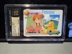 1999 POKEMON JPN BANDAI CARDDASS SER 5 MISTY/PSYDUCK/SLOWPOKE CGC Pristine 10 - Image 1