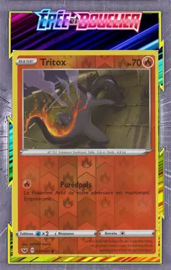 Tritox Reverse - EB01:Epee et Bouclier - 027/202 - Carte Pokemon Neuve Francaise - Image 1