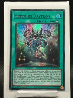 Yu-Gi-Oh! Meteonis Drytron 1st Edition Ultra Rare 25th Anniversary RA04-EN096 - Image 1