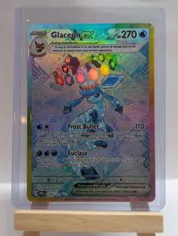 Custom Fan Art Glaceon EX Tera High Quality Custom Card Foil Finish Full Art - Image 4