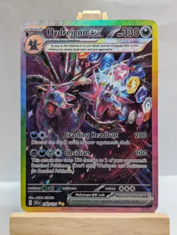 Custom Fan Art Hydreigon EX Tera High Quality Custom Card Foil Finish - Image 1