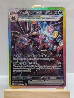 Custom Fan Art Hydreigon EX Tera High Quality Custom Card Foil Finish - Image 2