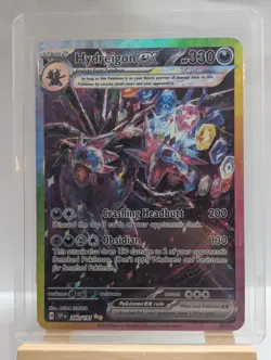 Custom Fan Art Hydreigon EX Tera High Quality Custom Card Foil Finish - Image 3