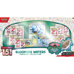Pokemon 151 Blooming Waters Premium Collection - 12 Packs +Promo Cards (Costco) - Image 1
