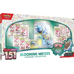 Pokemon 151 Blooming Waters Premium Collection - 12 Packs +Promo Cards (Costco) - Image 3