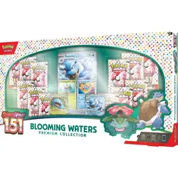 Pokemon 151 Blooming Waters Premium Collection - 12 Packs +Promo Cards (Costco) - Image 5