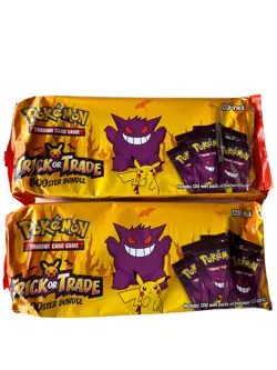 Pokemon Trick Or Trade Cards, includes 120 packs (3 Cards per pack) x2 - Image 1