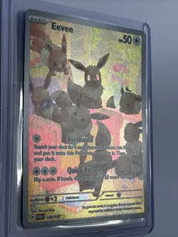 Eevee 188/167 Illustration Rare Twilight Masquerade Set Pokemon TCG Card Raw - Image 2