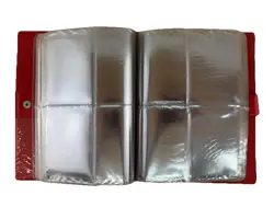 Vintage 1999 Authentic Red Pikachu Pokemon 4-Pocket Card Binder Book Album - Image 2