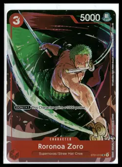 Roronoa Zoro (Gift Collection 2023) SR One Piece Promotion Cards ST01-013 NM - Image 1