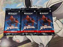 Magic The Gathering: Spider-Man Sealed Play Booster Pack x3 - Image 1