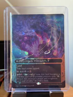 Wandering Fumarole (0135) (Borderless) (Galaxy Foil) Edge of Eternities: Stellar - Image 1