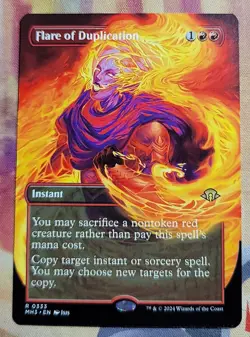 Flare of Duplication (Borderless) MTG Modern Horizons 3 (MH3) (NM) - Image 1