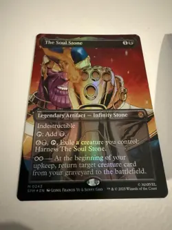 Soul stone 243 Borderless foil- Magic the gathering - Marvel's Spider man - Image 1