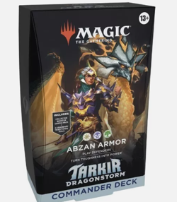 Magic The Gathering: - Tarkir Dragonstorm Abzan Armor Commander Deck - Image 1
