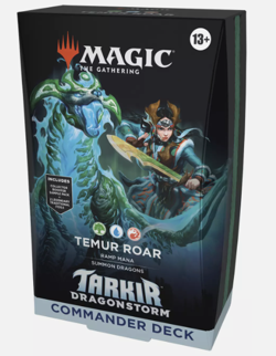 Magic The Gathering: - Tarkir Dragonstorm Temur Roar Commander Deck - Image 1