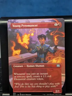 Young Pyromancer (Borderless) Double Masters 2022 Regular - Image 1