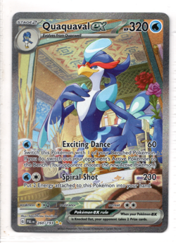 Pokemon TCG Quaquaval EX Paldea Evolved 260/193 SIR - Image 1