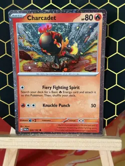 Pokemon - 026/182 - Charcadet - Cosmos Holofoil - Paradox Rift - Image 1