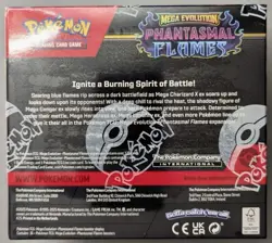 Pokemon TCG Mega Evolution PHANTASMAL FLAMES Booster Box NEW/Factory Sealed - Image 3