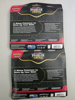 Pokemon Paldean Fates Tech Sticker Collection- Maschiff & Greavard (Lot of 2) - Image 2
