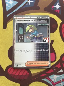 Pokemon Ciphermaniac’s Codebreaking 145/162 Play! Prize pack Series - Holo - Image 1