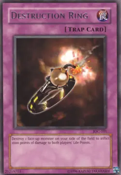 YUGIOH • Destruction Ring IOC-101 Anello Distruttivo RARE KONAMI YGO - Image 1