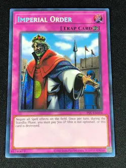 YUGIOH IMPERIAL ORDER PSV-EN104 SECRET (NM) - Image 1