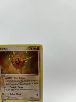 Solrock 13/100 EX Sandstorm Holo Rare Pokemon Card Vintage TCG - Image 2