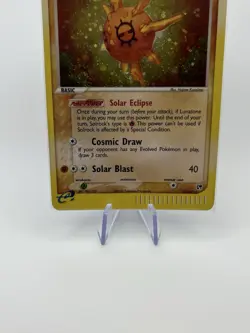 Solrock 13/100 EX Sandstorm Holo Rare Pokemon Card Vintage TCG - Image 4