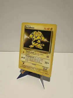 Pokemon TCG Electabuzz 20/102 Non-Holo Rare Card Unlimited Base Set LP - Image 1