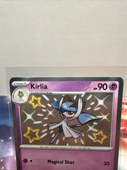 Kirlia #154/091 Scarlet & Violet: Paldean Fates Baby Shiny 2024 Pokemon Cards NM - Image 3