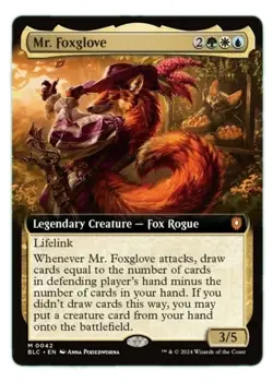 MTG | Mr. Foxglove #0042 | BLOOMBURROW | NM | EXTENDED | EN - Image 1