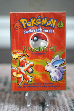 Brushfire Theme Deck Pokemon Wizards of the Coast Factory SEALED 1999 Base set - Image 1