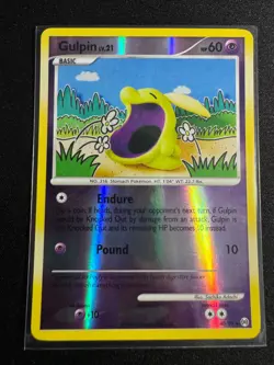 Pokemon TCG Gulpin 40/99 Reverse-Holo Platinum Series Arceus Set 2009 NM - Image 1