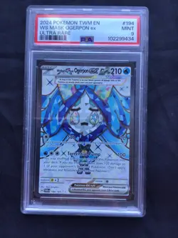 Pokemon Twilight Masquerade Full Art: Wellspring Ogerpon EX 194/167 PSA 9 - Image 2