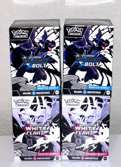 [Lot Of 4] Pokemon TCG 2x Black Bolt And 2x White Flare Sealed Booster Bundles - Image 5