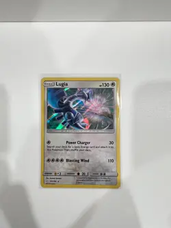 Pokemon TCG Lugia #131 Sun Moon Team up Holo Rare Legendary NM Near Mint - Image 1